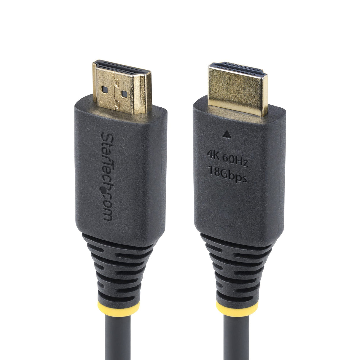 StarTech.com 1ft (30cm) High Speed HDMI Cable, 4K 60Hz/1440p 144Hz, HDR10/HDCP 2.2/ARC, 18Gbps, UHD HDMI 2.0 Cord for TV/Monitor/Display, TPE Jacket