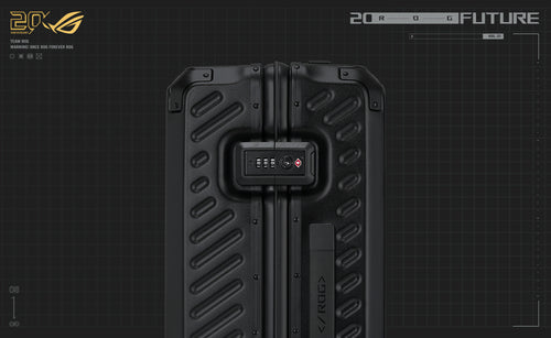 ASUS ROG SLASH Hard-Case Luggage Edition 20 Trolley Hard shell Black Polycarbonate (PC)