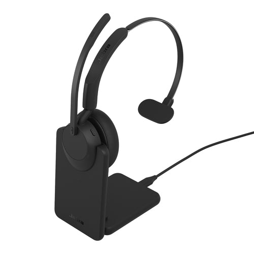 Jabra Evolve3 45 UC - USB-C with Dongle - Mono (Charging Stand)