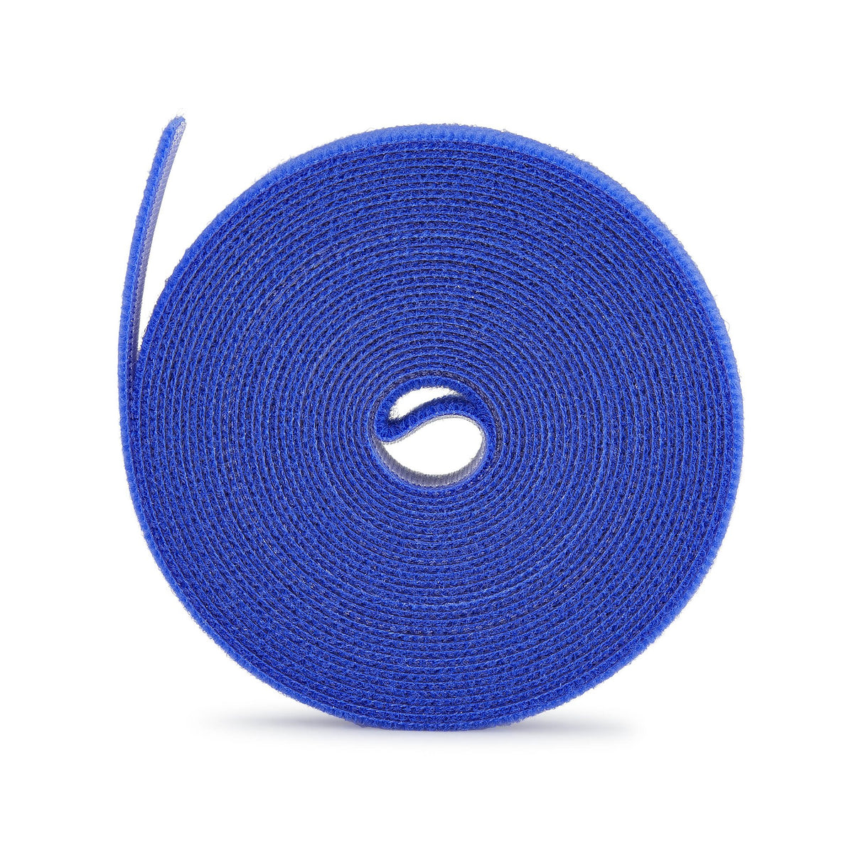 StarTech.com 4-pack 15ft (4.6m) Hook and Loop Roll, 0.5in Wide, Blue, Cut-to-Size Reusable Cable Ties, Fastener Tape, Adjustable Fabric Wraps, Bulk Roll