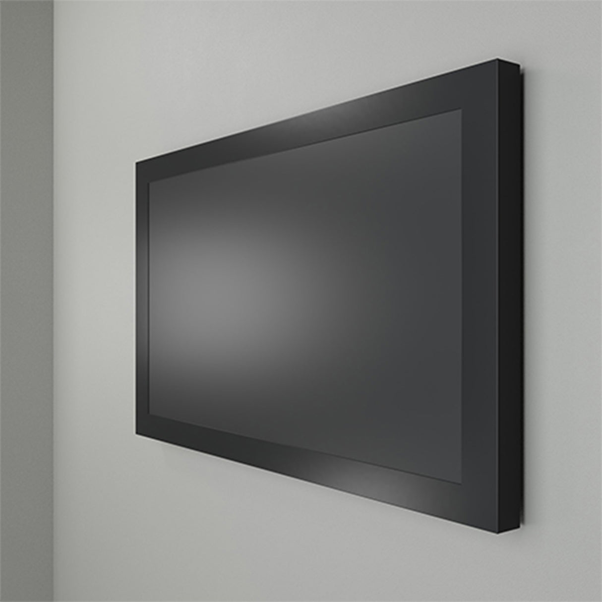 Chief ImpactTM On-Wall Kiosk - Landscape 55 Inch Black