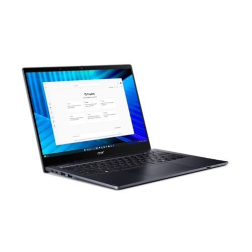 Acer TravelMate TMP414RN-55-52RS Intel Core Ultra 5 225U Hybrid (2-in-1) 35.6 cm (14") Touchscreen WUXGA 16 GB DDR5-SDRAM 512 GB SSD Wi-Fi 7 (802.11be) Windows 11 Pro Blue