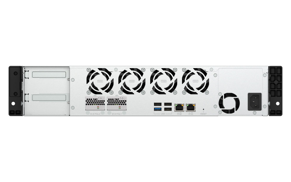 QNAP TS-H1065EU Storage server Rack (2U) 8 GB DDR5 0 TB QNAP QTS Black