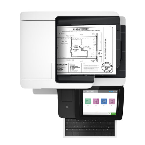 HP LaserJet Enterprise Flow LaserJet Enterprise M528z Wireless Multifunction Black and white Printer, Copier, Scanner; Duplex