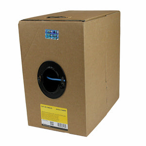 StarTech.com Bulk Cat 5e Ethernet Cable - 1000 ft. - Solid - Plenum CMP - Blue - TAA Compliant