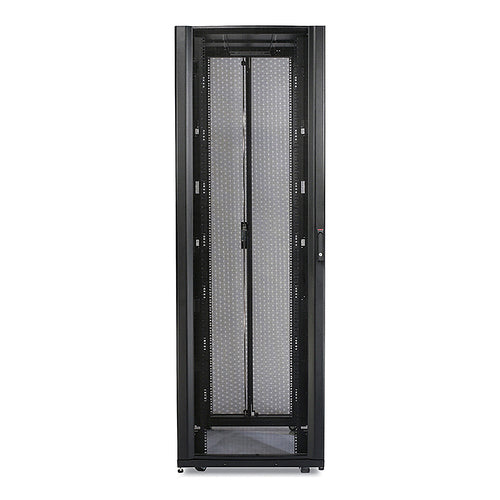 APC NetShelter SX, Server Rack Enclosure, 45U, Shock Packaging, 2000 lbs, Black, 2124H x 750W x 1070D mm