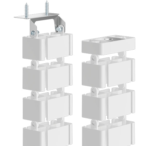 Fellowes 100136872 cable organizer Desk Cable sleeve White 1 pc(s)