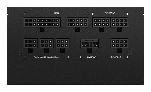 GIGABYTE UD850GM PG5 V2 Power Supply Unit- PCIe Gen 5.1, 80 PLUS Gold, Fully Modular Design, 120mm Fan, ATX 3.1 compatible, EU Plug