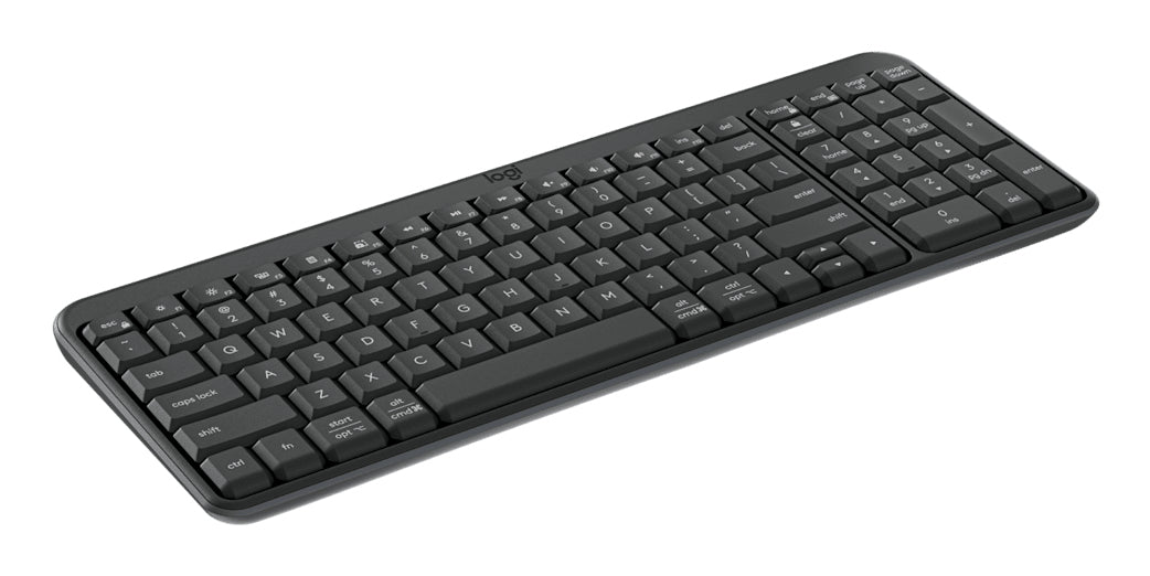 Logitech K250 Compact Bluetooth keyboard Universal RF Wireless + Bluetooth QWERTY US English Graphite