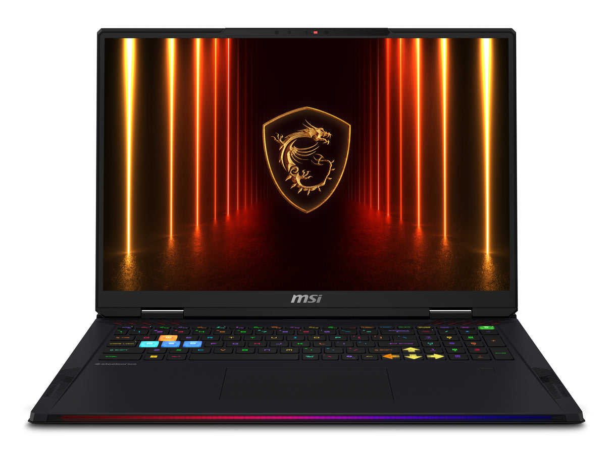 MSI Raider A18 HX A9WIG-038CA AMD Ryzen™ 9 9955HX3D Laptop 45.7 cm (18") UHD+ 64 GB DDR5-SDRAM 2 TB SSD NVIDIA GeForce RTX 5080 Wi-Fi 7 (802.11be) Windows 11 Pro Black