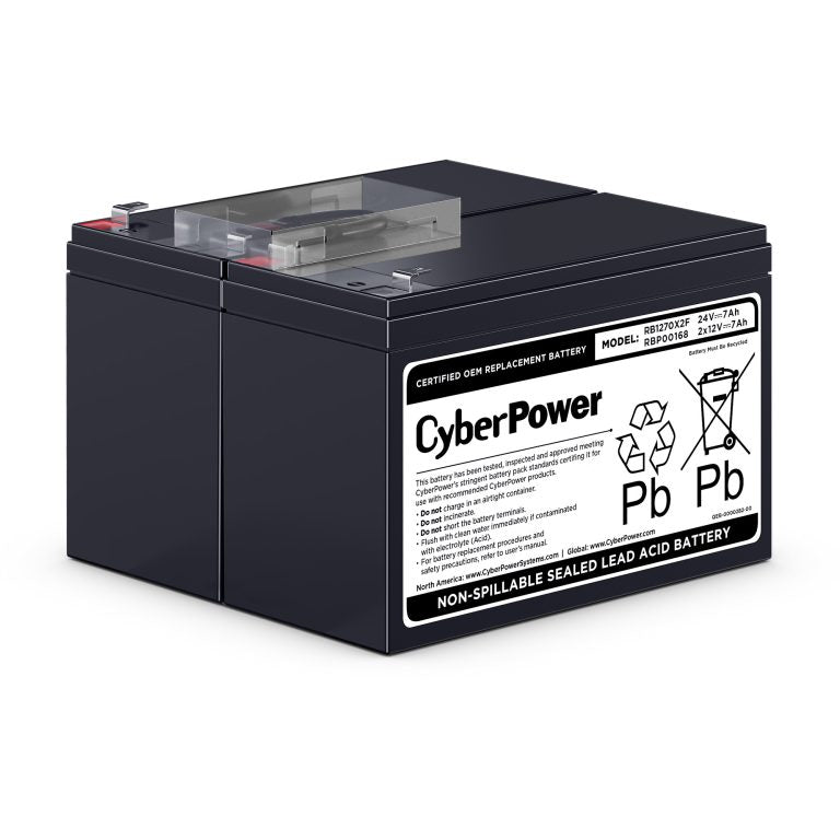 CyberPower RB1270X2F UPS battery Sealed Lead Acid (VRLA) 12 V 7 Ah