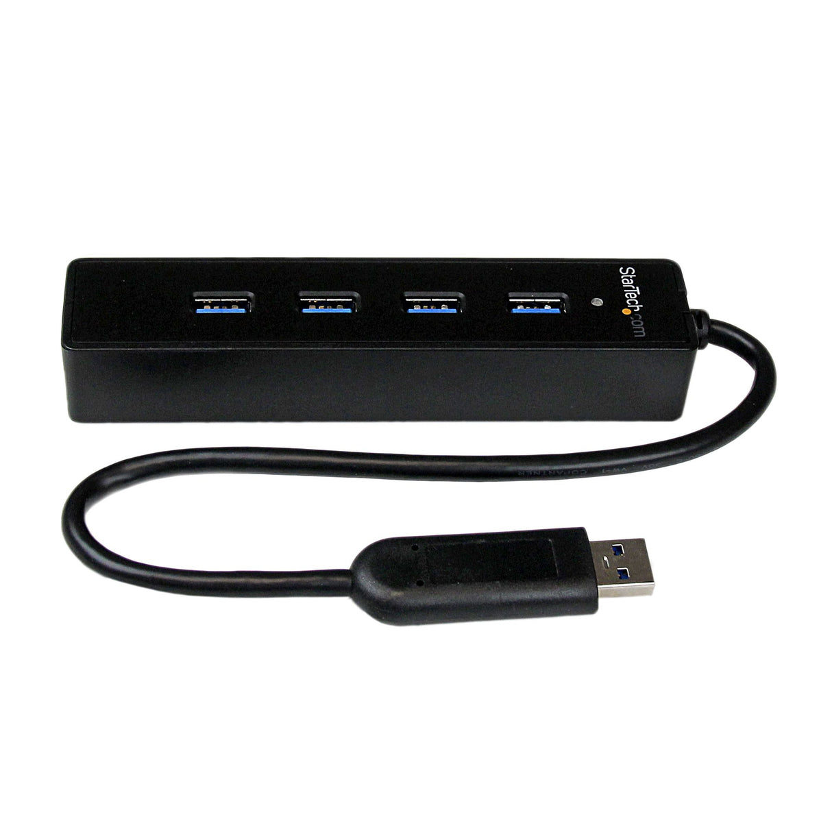 StarTech.com 4 Port Portable SuperSpeed USB 3.0 Hub with Built-in Cable - 5Gbps