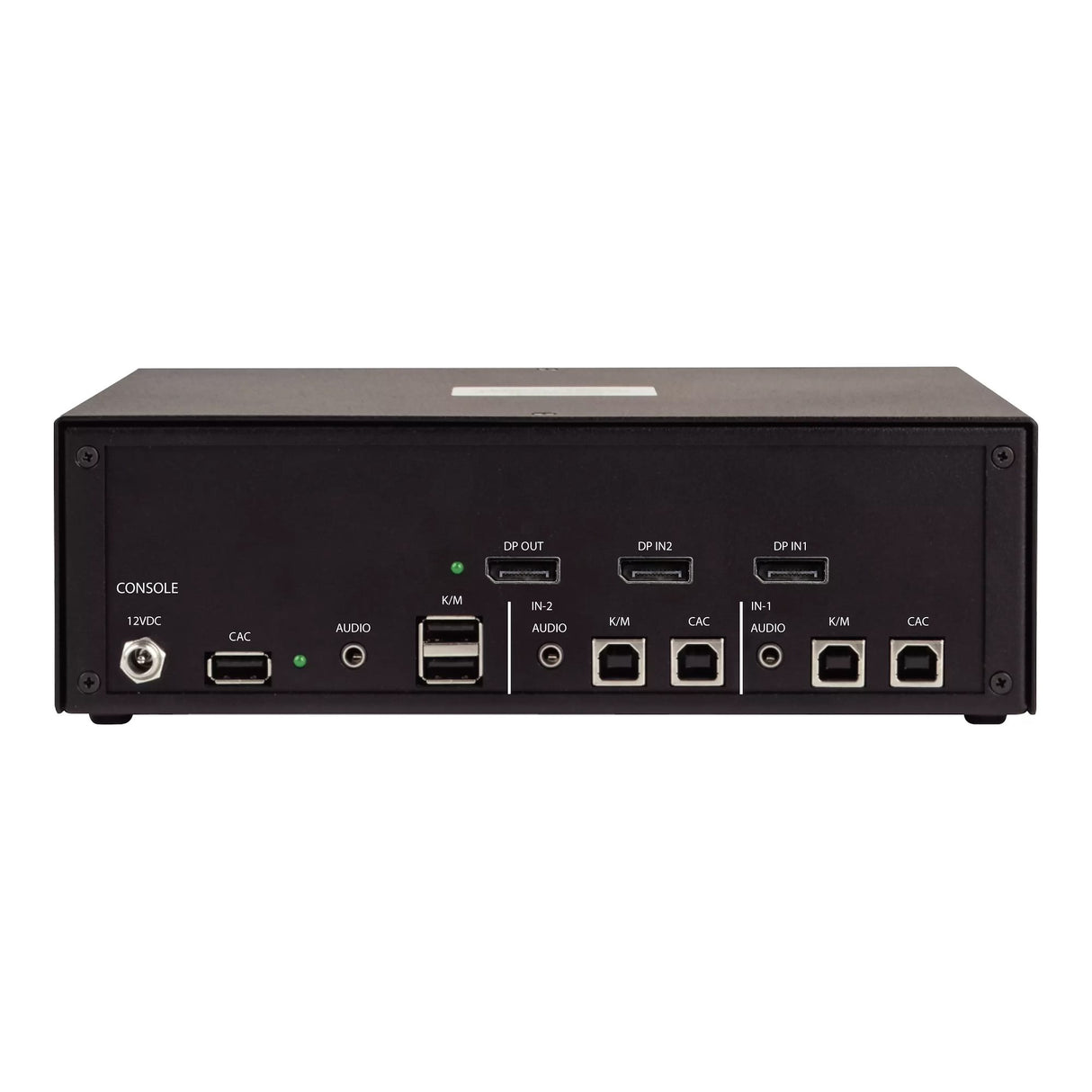 StarTech.com Secure 2-Port KVM Switch, DisplayPort, 4K 60Hz, NIAP 4.0 Desktop KVM, Metal Housing, Made in the USA
