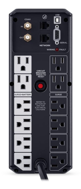 CyberPower LCD Intelligent uninterruptible power supply (UPS) Line-Interactive 1.35 kVA 815 W 12 AC outlet(s)
