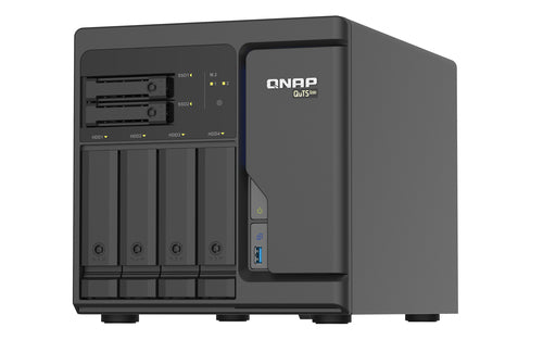 QNAP TS-h686 NAS Tower Intel® Xeon® D D-1602 8 GB DDR4 0 TB QuTS hero Black