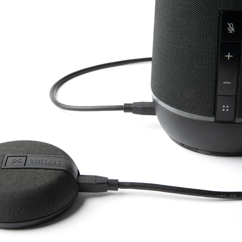Owl Labs Expansion Mic for Meeting Owl 3 - extend audio reach in larger spaces by 8 feet (2.5 meters) in the direction of the mic.