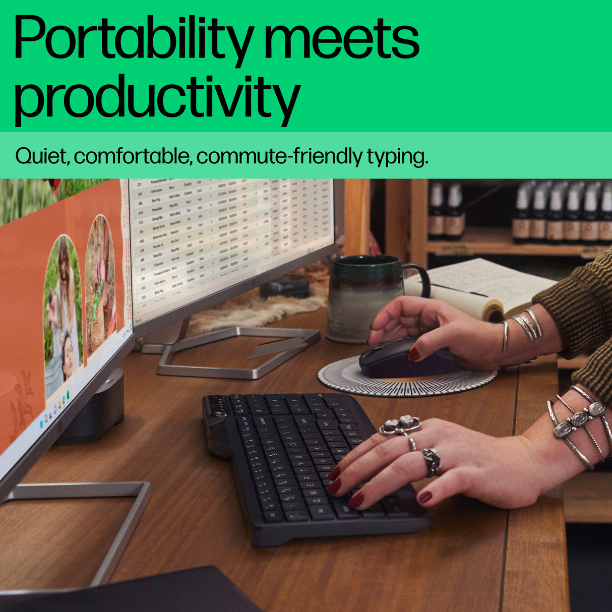 HP 475 Dual-Mode Wireless Keyboard