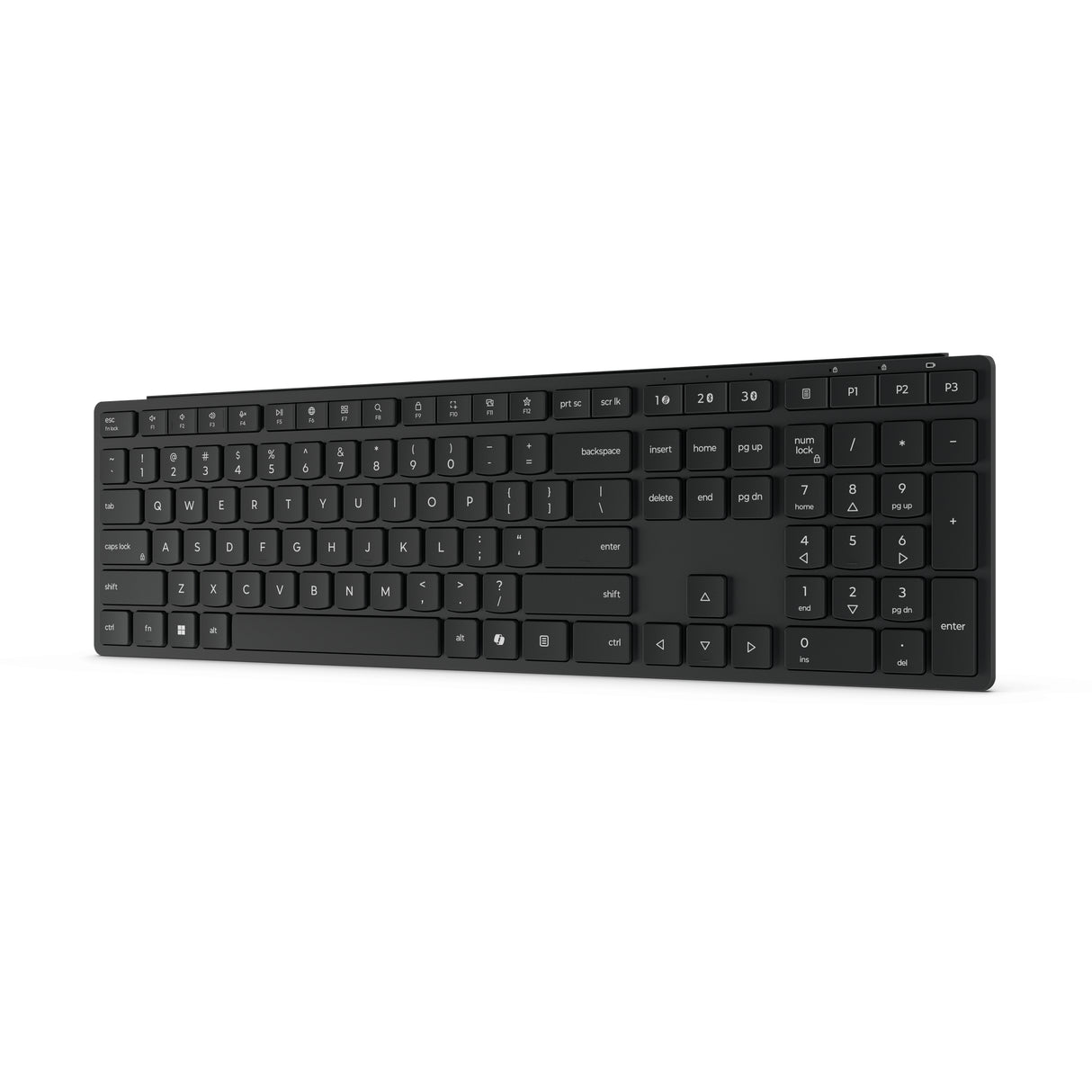 Lenovo Wireless Multi-Mode Pro 6000 keyboard Home/Office RF Wireless + Bluetooth QWERTY US English Black
