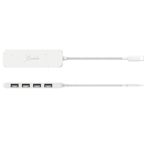 j5create Eco-Friendly USB-C to 4-Port Type-A Gen 2 Hub