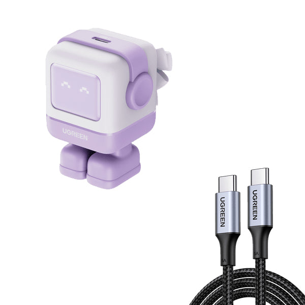 Ugreen 25036 mobile device charger Universal Purple AC Fast charging Indoor
