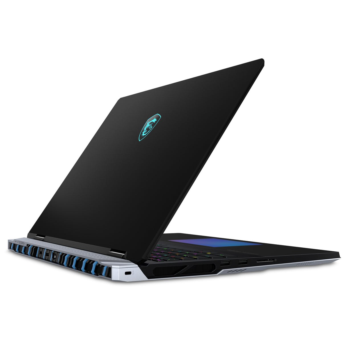 MSI Titan 18 HX AI A2XWIG-087CA Intel Core Ultra 9 285HX Laptop 45.7 cm (18") UHD+ 64 GB DDR5-SDRAM 4 TB SSD NVIDIA GeForce RTX 5080 Wi-Fi 7 (802.11be) Windows 11 Pro Black