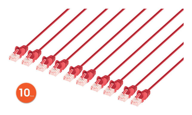 Intellinet 744836 networking cable Red 1.5 m Cat6 U/UTP (UTP)