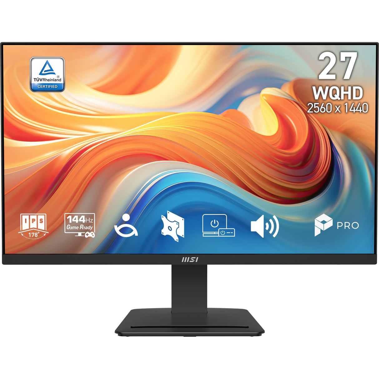 MSI Pro MP273Q E14 computer monitor 68.6 cm (27") 2560 x 1440 pixels Wide Quad HD Black