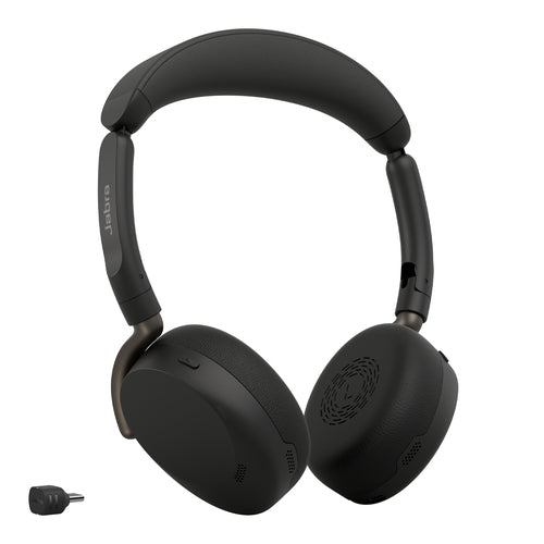 Jabra Evolve3 65 Flex UC - USB-C with Dongle - Black (Wireless Charging Pad)