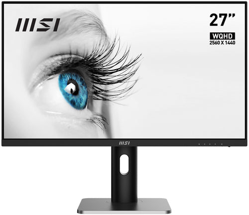 MSI Pro MP273QP computer monitor 68.6 cm (27") 2560 x 1440 pixels Wide Quad HD LED Black, Silver
