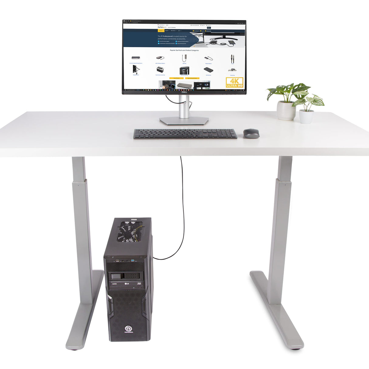 StarTech.com 1m (3ft) Mini DisplayPort to HDMI Adapter Cable, 4K 60Hz with HBR3/HDCP 2.3/DPCP, MDP to HDMI 2.0, Active Video Converter, Mini DisplayPort Desktop to HDMI Monitor