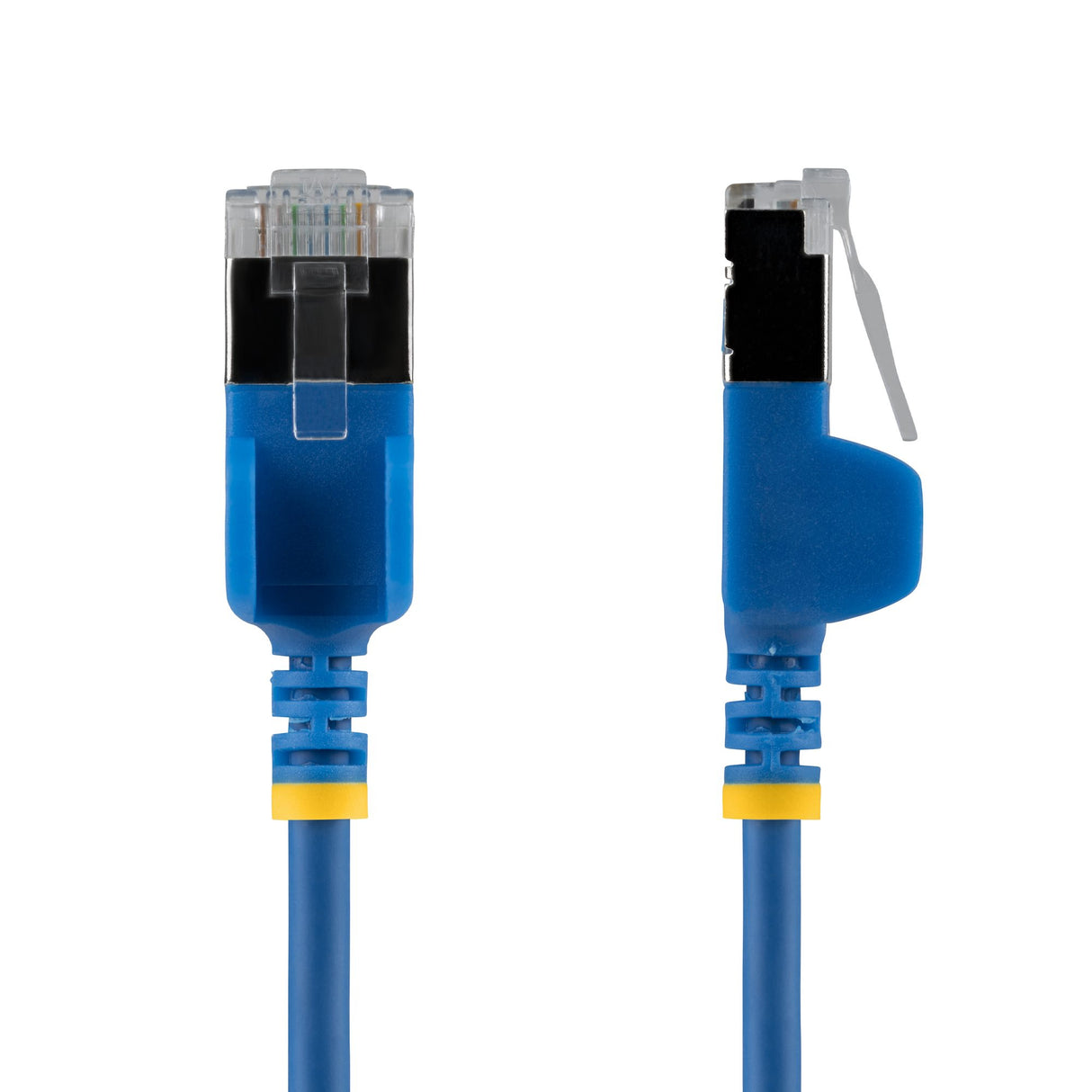 StarTech.com 10ft Blue Ultra Slim Cat6A Ethernet Cable, Snagless, FTP, Pure Bare Copper Wire, 34AWG Slim RJ45 Network Patch Cord, Individually Tested