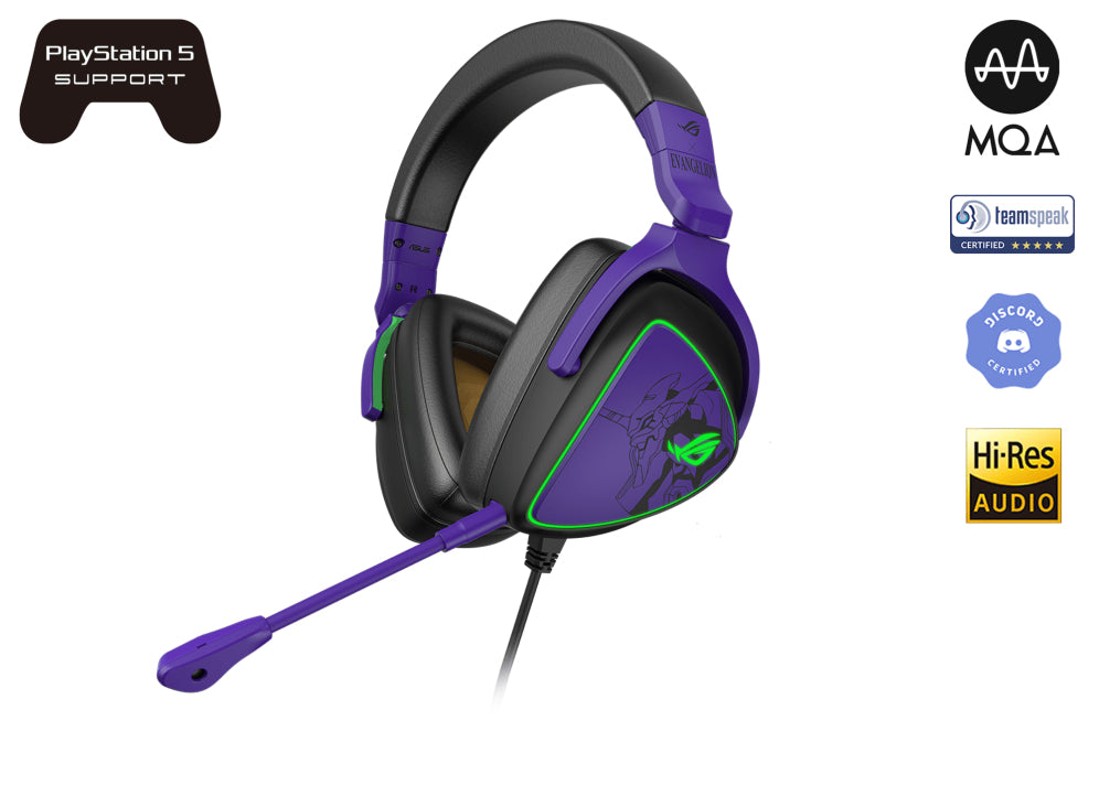 ASUS ROG Delta S EVA Edition Headset Wired Head-band Gaming USB Type-C Blue