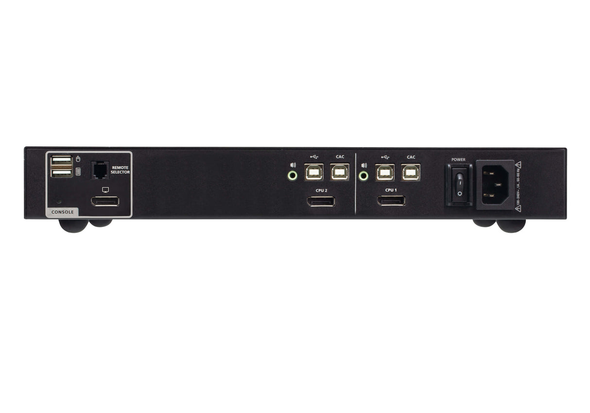ATEN 2-Port USB DisplayPort Secure KVM Switch with CAC (PSD PP v4.0 Compliant)
