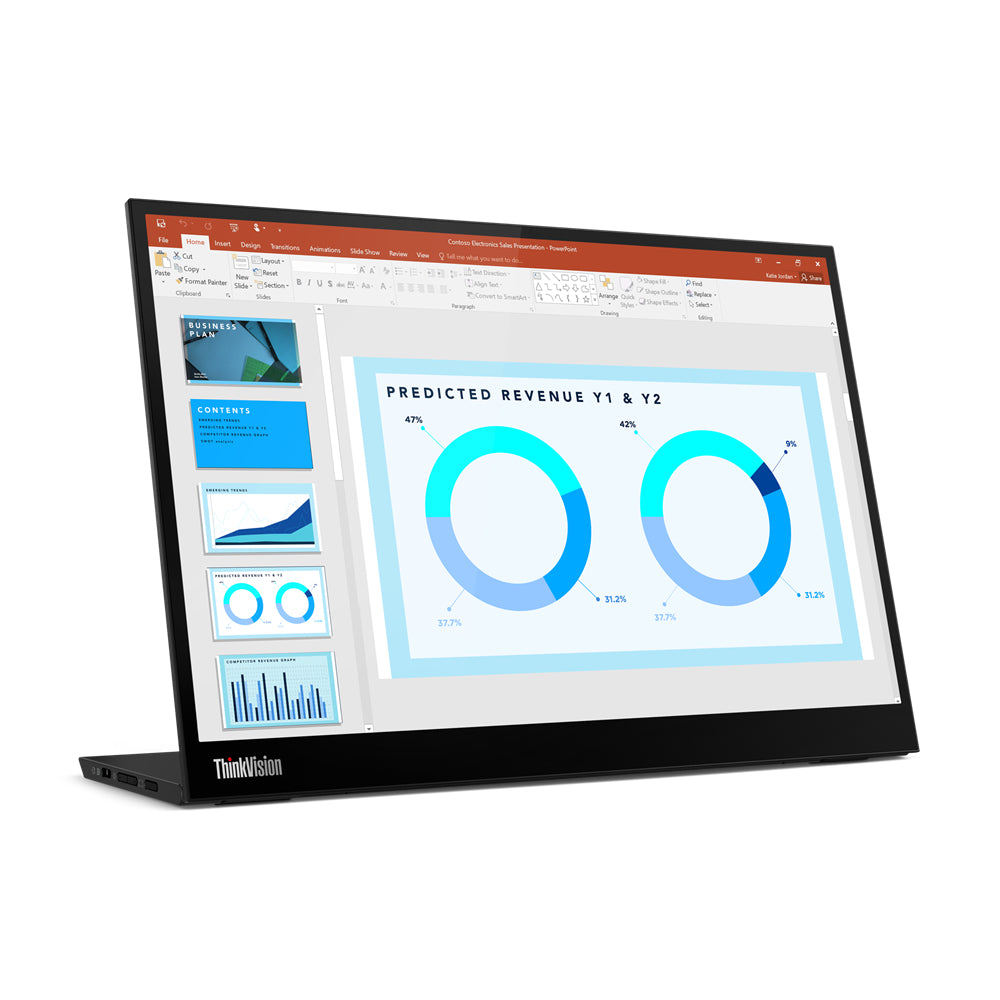 Lenovo ThinkVision M14d computer monitor 35.6 cm (14") 2240 x 1400 pixels 2.2K LED Black