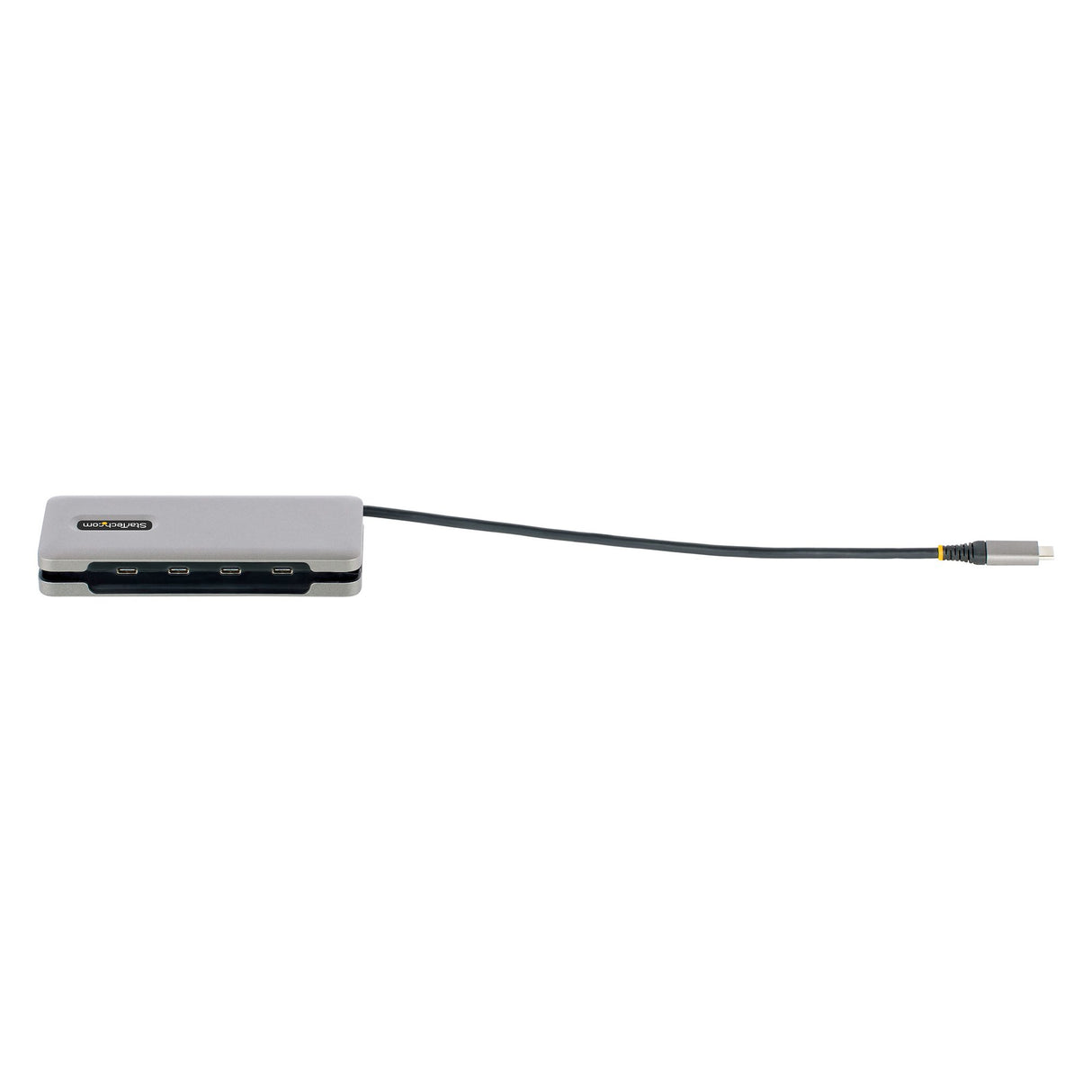 StarTech.com 4-Port USB-C Hub, 4x USB-C Ports, USB 3.2 Gen 2 (10Gbps) - Portable USB C Hub with 100W Power Delivery Pass-Through - USB Type C Hub w/ 12.6in/32cm Wrap-Around Cable