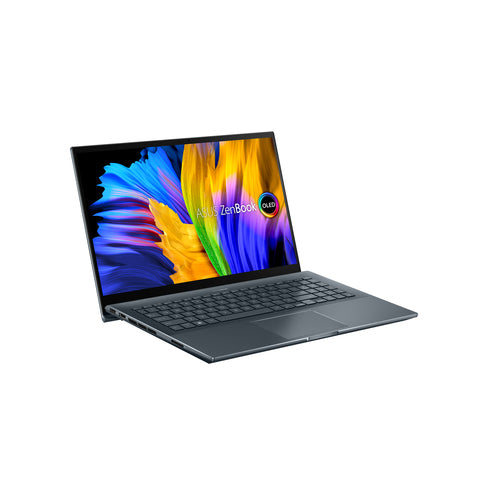 ASUS Zenbook Pro 15 OLED UM5500QE-XH99T-CA AMD Ryzen™ 9 5900HX Laptop 39.6 cm (15.6") Touchscreen Full HD 16 GB LPDDR4x-SDRAM 512 GB SSD NVIDIA GeForce RTX 3050 Ti Wi-Fi 5 (802.11ac) Windows 11 Pro Grey