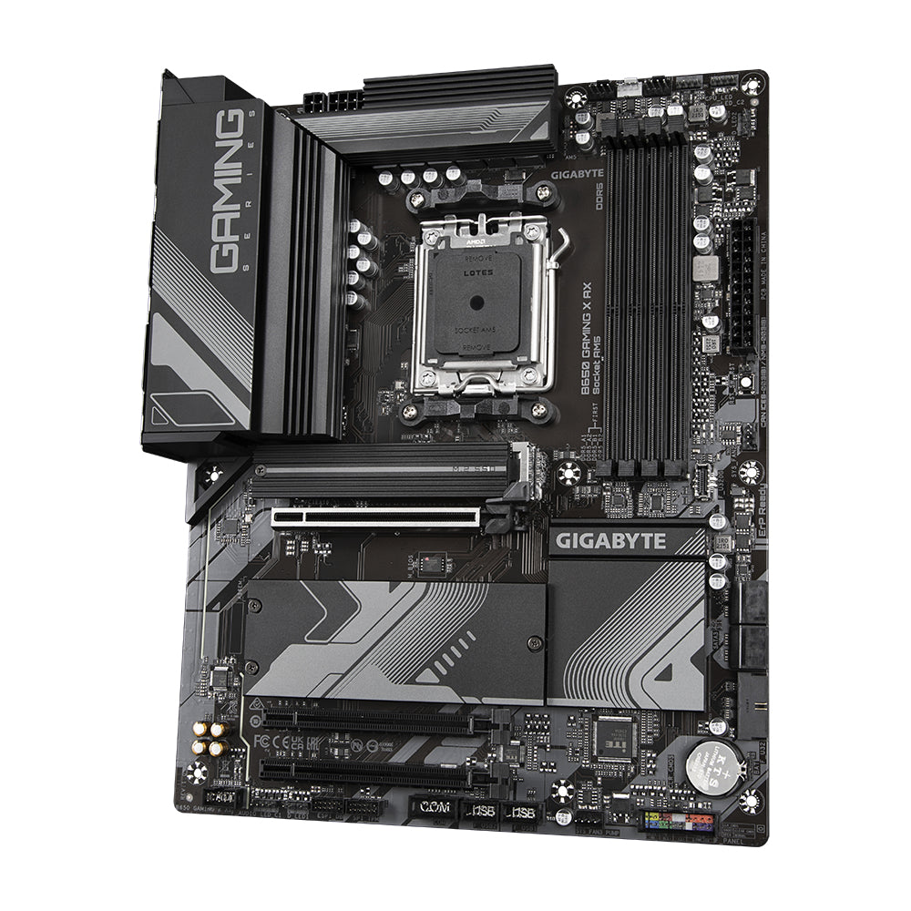 GIGABYTE B650 GAMING X AX Motherboard - Supports AMD Series 9000 CPUs, 8+2+2 Phases Digital VRM, up to 8000MHz DDR5 (OC), 1xPCIe 5.0+2xPCIe 4.0 x4 M.2, Wi-Fi 6E, 2.5GbE LAN, USB 3.2 Gen 2x2