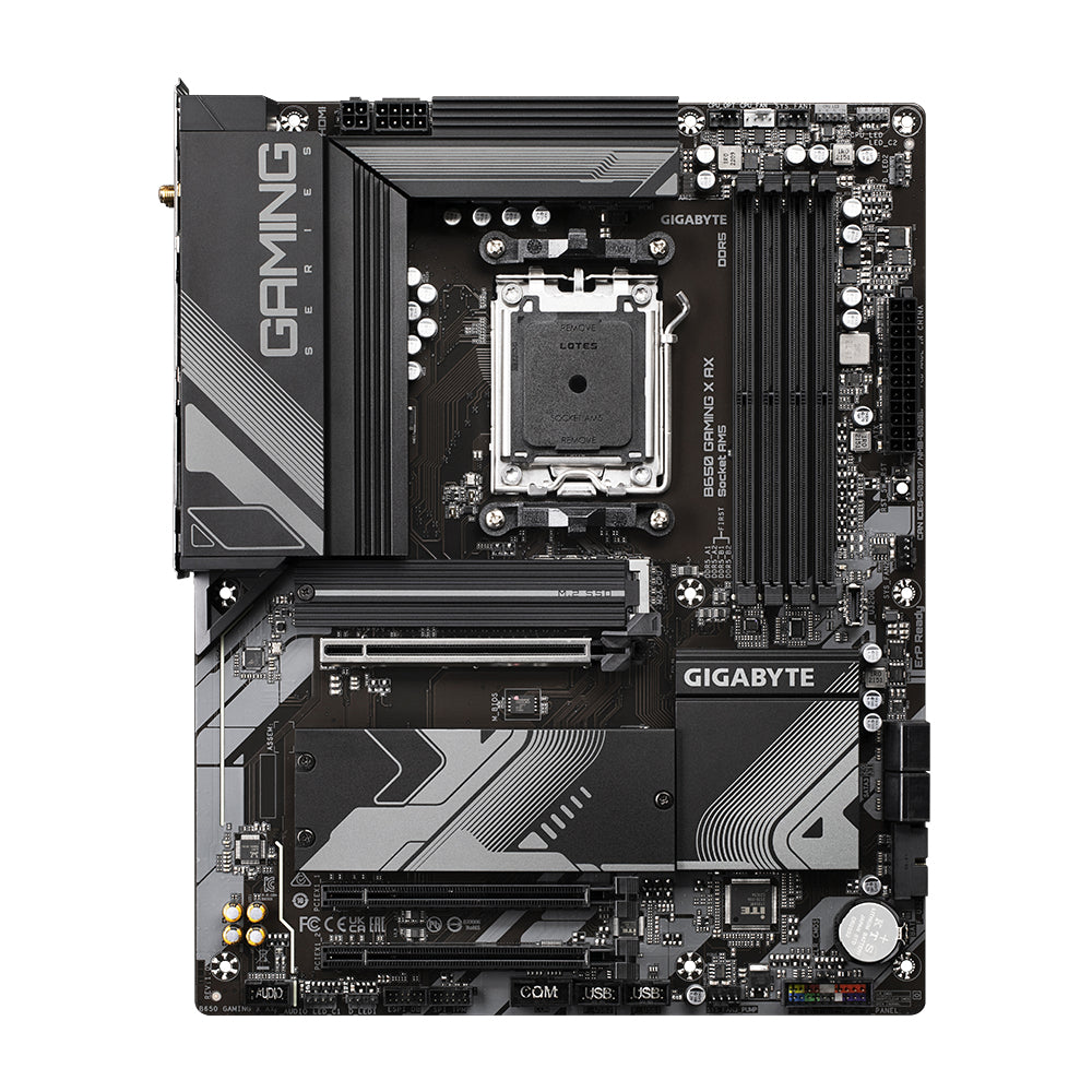 GIGABYTE B650 GAMING X AX Motherboard - Supports AMD Series 9000 CPUs, 8+2+2 Phases Digital VRM, up to 8000MHz DDR5 (OC), 1xPCIe 5.0+2xPCIe 4.0 x4 M.2, Wi-Fi 6E, 2.5GbE LAN, USB 3.2 Gen 2x2