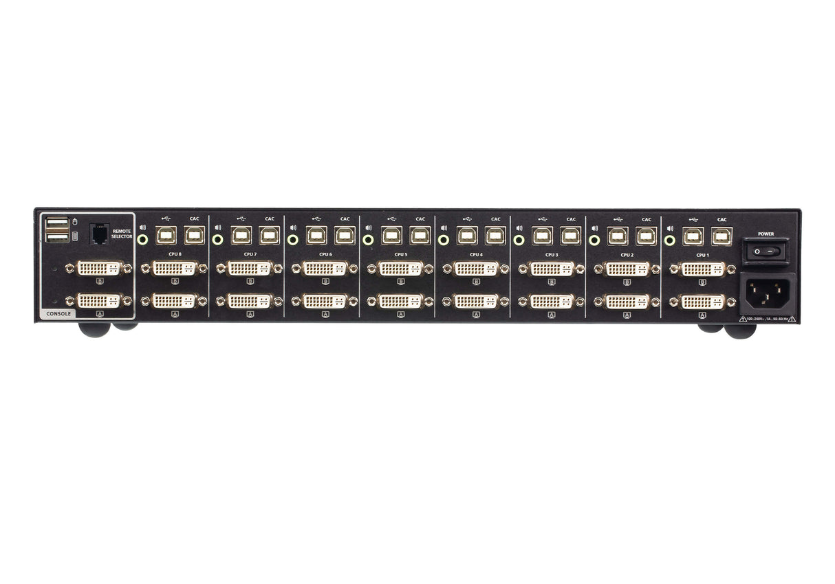 ATEN CS1148D4C KVM switch Rack mounting Black