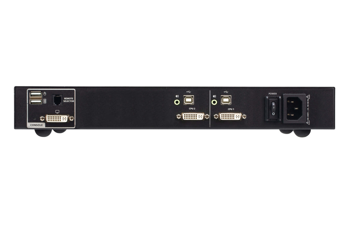ATEN CS1182D4 KVM switch Rack mounting Black