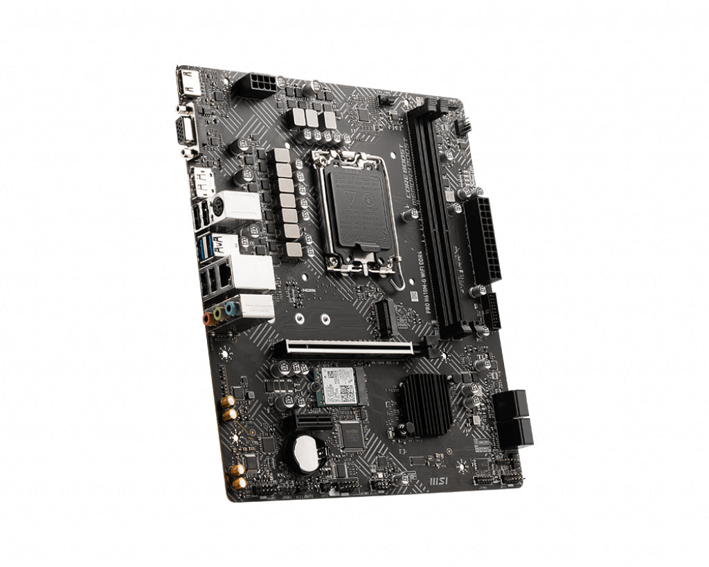 MSI PRO H610M-G WIFI DDR4 motherboard Intel H610 LGA 1700 micro ATX