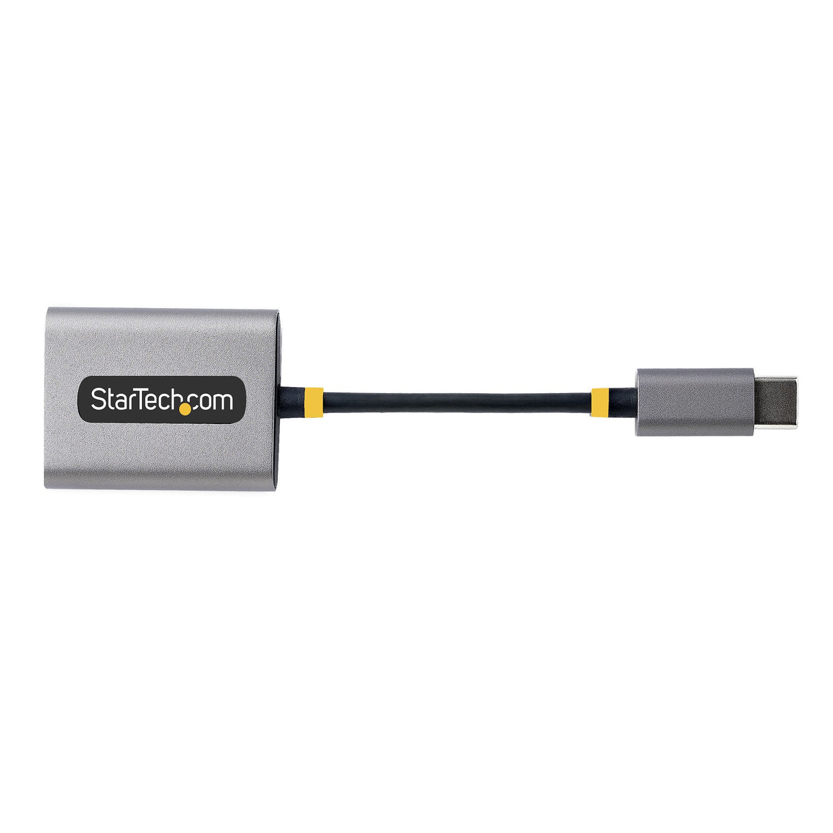 StarTech.com USB-C Headphone Splitter, USB Type C Dual Headset Adapter w/Mic Input, USB C to 3.5mm Audio Adapter/Earphone Dongle, USB C to Audio Jack/Aux Output, 24-bit DAC