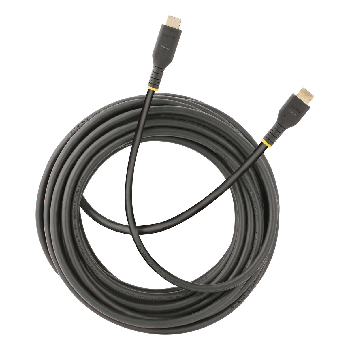 StarTech.com 30ft (10m) Active HDMI Cable w/ Ethernet - HDMI 2.0 4K 60Hz UHD - Rugged HDMI Cord w/ Aramid Fiber - Durable High Speed HDMI Cable - Heavy-Duty HDMI 2.0 Cable