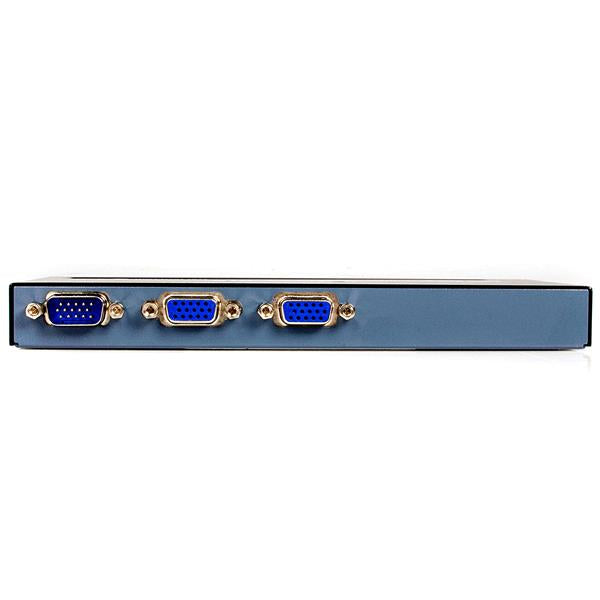 StarTech.com 2 Port High Resolution VGA Video Splitter with Built-in Amplifier, 350 MHz, VGA Splitter 1 x 2, 2048x1536 80Hz - TAA Compliant