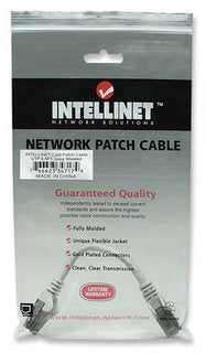 Intellinet RJ-45, 0.15m, Cat6, UTP networking cable Grey