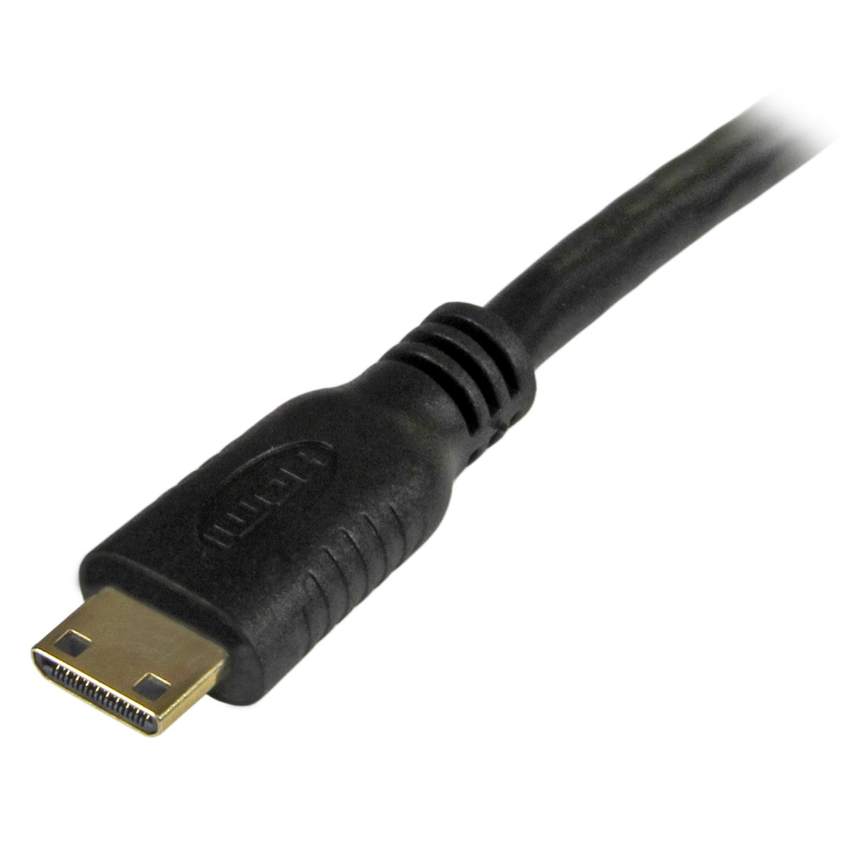 StarTech.com 6ft Mini HDMI to HDMI Cable with Ethernet - 4K 30Hz High Speed Mini HDMI to HDMI Adapter Cable - Mini HDMI Type-C Device to HDMI Monitor/Display - Durable Video Converter Cord