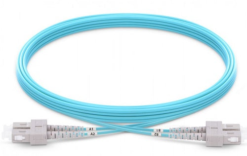 PrimeWired Fiber Patch Cord Multimode Duplex SC/SC 50u OM4 10gig-LSZH, 6ft