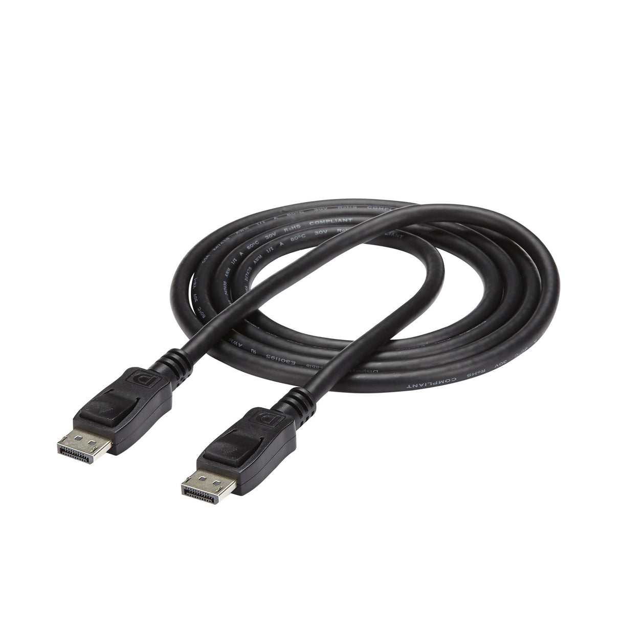 StarTech.com 6ft (1.8m) DisplayPort 1.2 Cable - 4K x 2K Ultra HD VESA Certified DisplayPort Cable - DP to DP Cable for Monitor - DP Video/Display Cord - Latching DP Connectors