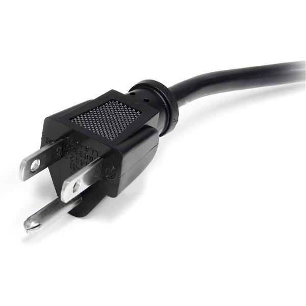 StarTech.com 15ft (4.5m) Computer Power Cord, NEMA 5-15P to C13, 10A 125V, 18AWG, Black Replacement AC Power Cord, Printer Power Cord, PC Power Supply Cable, Monitor Power Cable - UL Listed
