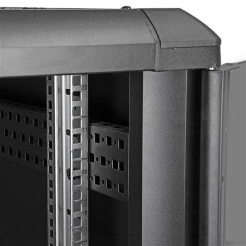 StarTech.com 22U Enterprise-Grade Flat Pack Server Rack Cabinet, 19in Enclosed 4-Post Rack with 29in (75cm) Mounting Depth and 1764lb (800kg) Weight Capacity